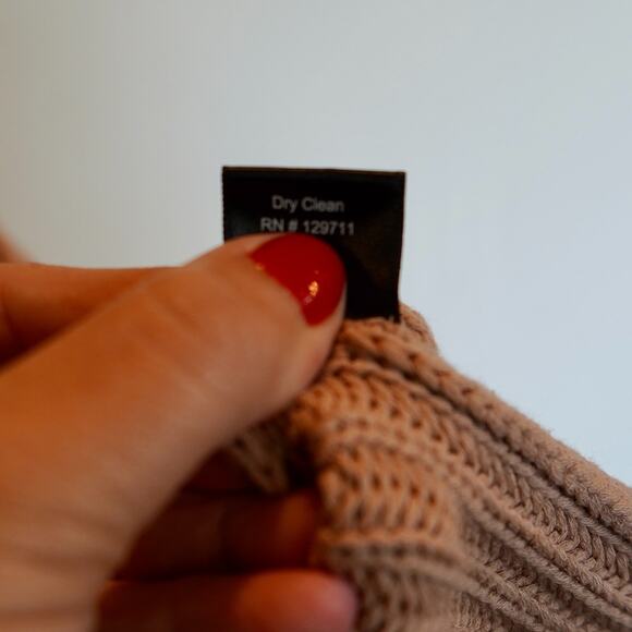 Jenni Kayne Cotton Cabin Sweater Oatmeal Oversized Knit Pullover Brown Sz Small - Picture 7 of 8